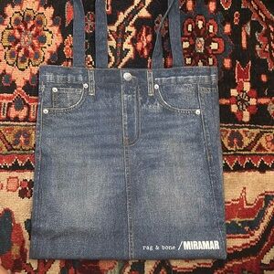 rag & bone Miramar Printed Terry Cloth Denim Tote